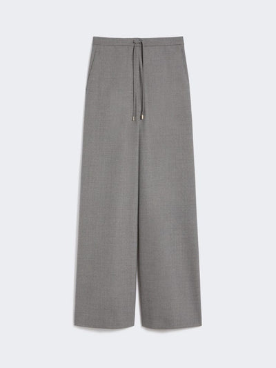 Max Mara Studio Pantalone a coulisse in saglia di lana