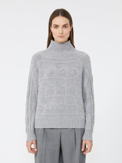 Max Mara Studio Maglia in lana e cachemire a trecce