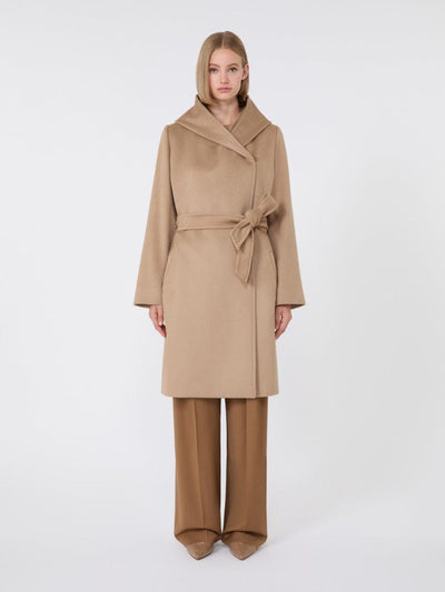 Max Mara Studio Cappotto con cappuccio in lana