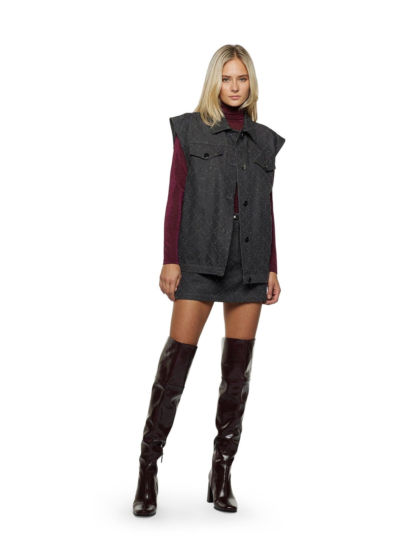 Simona Corsellini Gilet in denim