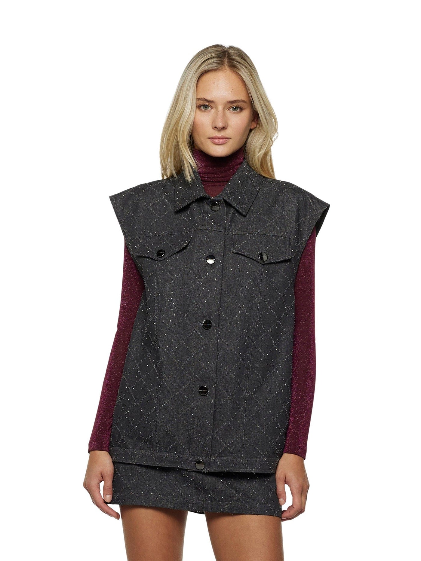 Simona Corsellini Gilet in denim
