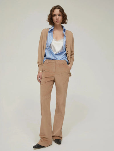 Pennyblack Pantaloni straight fit in velluto