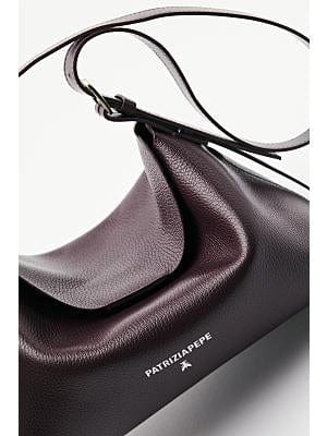 Patrizia Pepe Borsa a tracolla Never Complete media in pelle