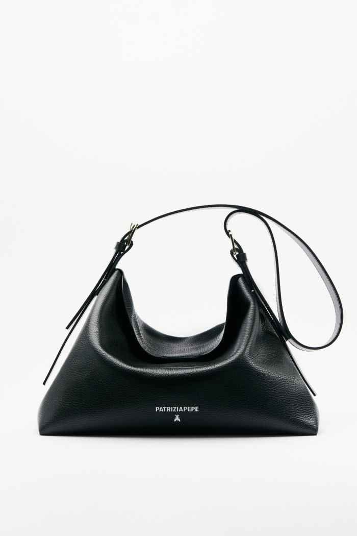 Patrizia Pepe Borsa a tracolla Never Complete grande in pelle