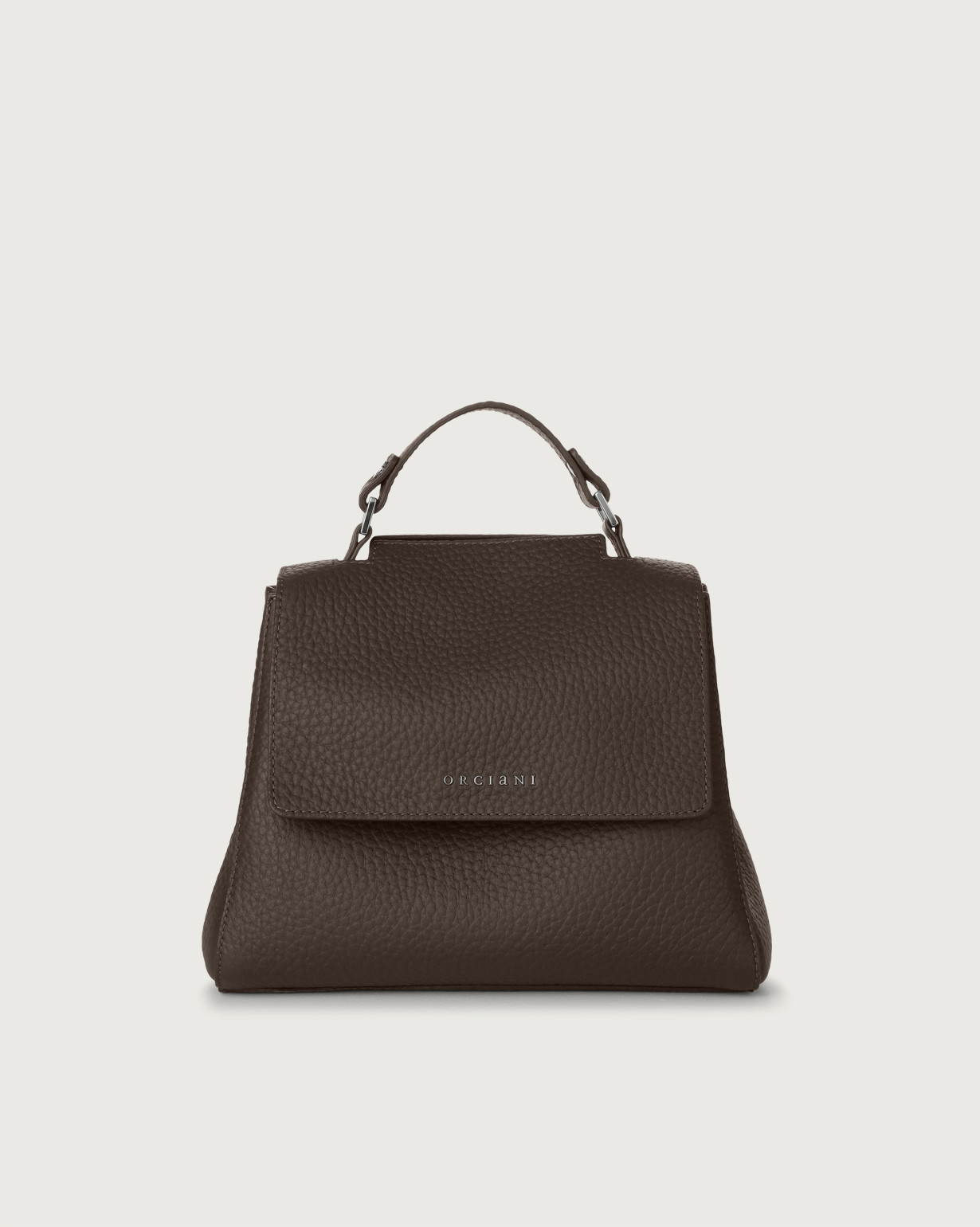Orciani Borsa Sveva Soft piccola  a mano in pelle con tracolla