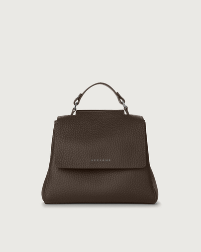 Orciani Borsa Sveva Soft piccola  a mano in pelle con tracolla