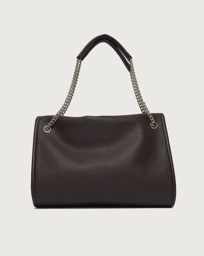Orciani Borsa Venus Soft Midi a spalla in pelle martellata