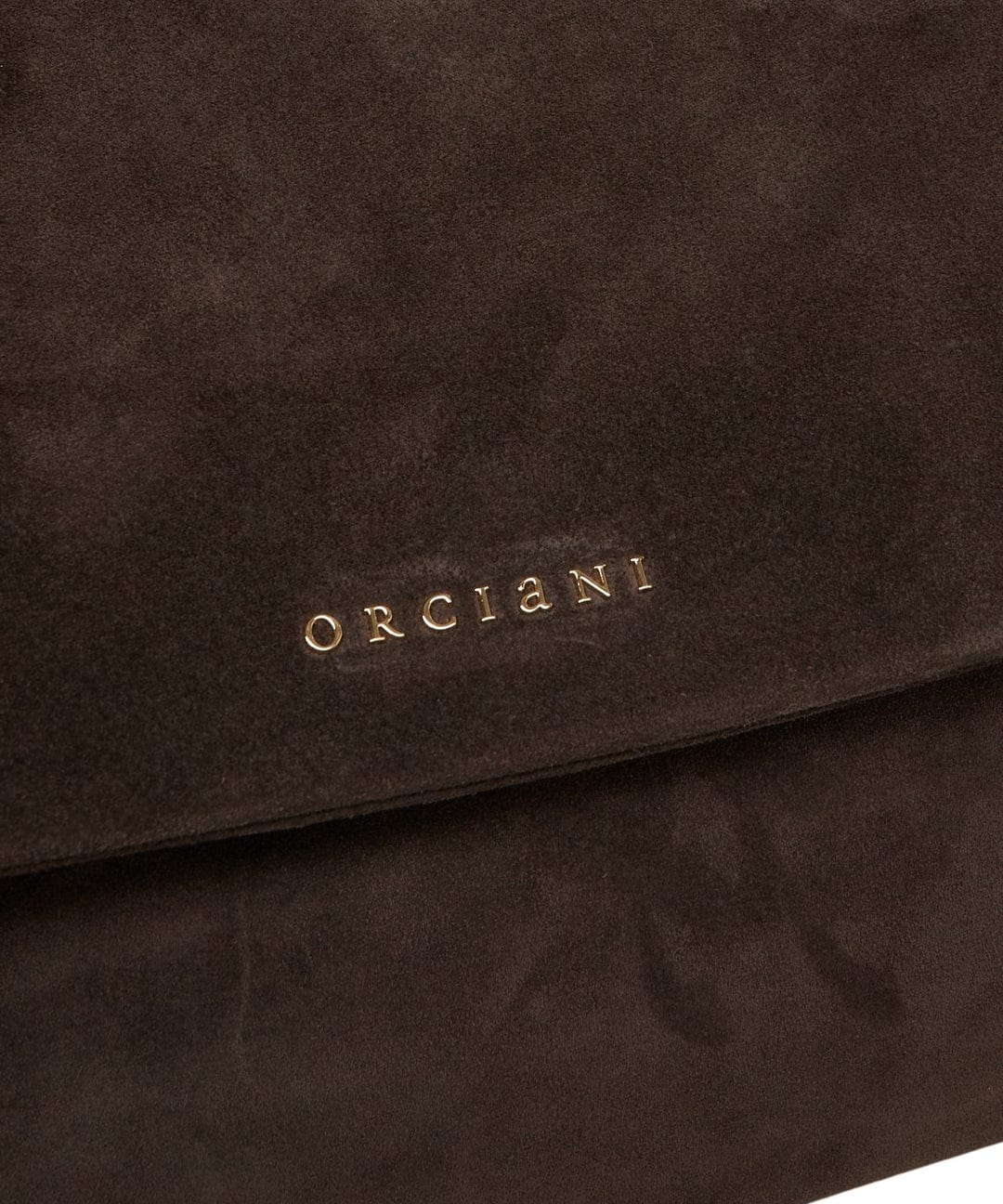Orciani Borsa Sveva Peach Media a spalla in pelle scamosciata con tracolla