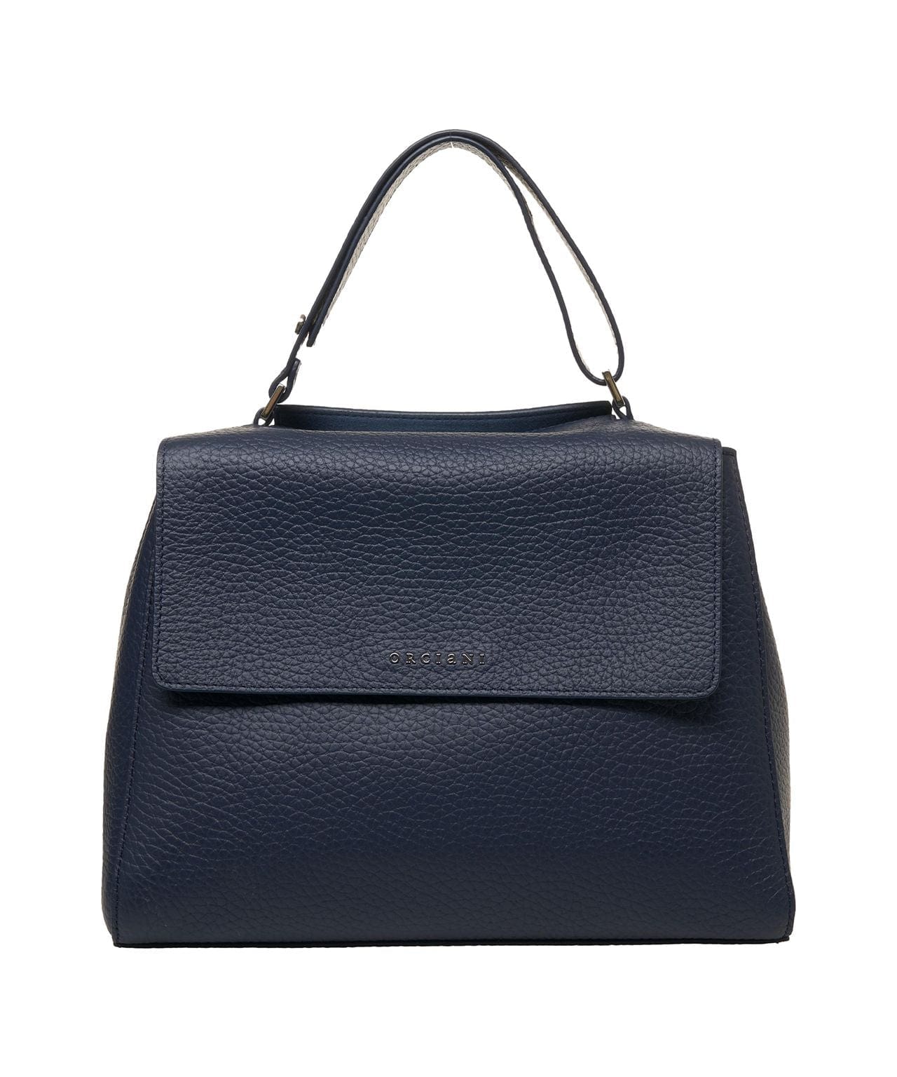 Orciani Borsa Sveva Soft Medium a spalla in pelle con tracolla