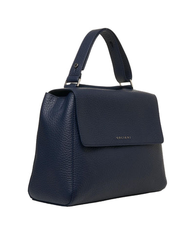 Orciani Borsa Sveva Soft Medium a spalla in pelle con tracolla
