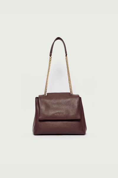 Orciani Borsa Sveva Sense Small a spalla in pelle martellata