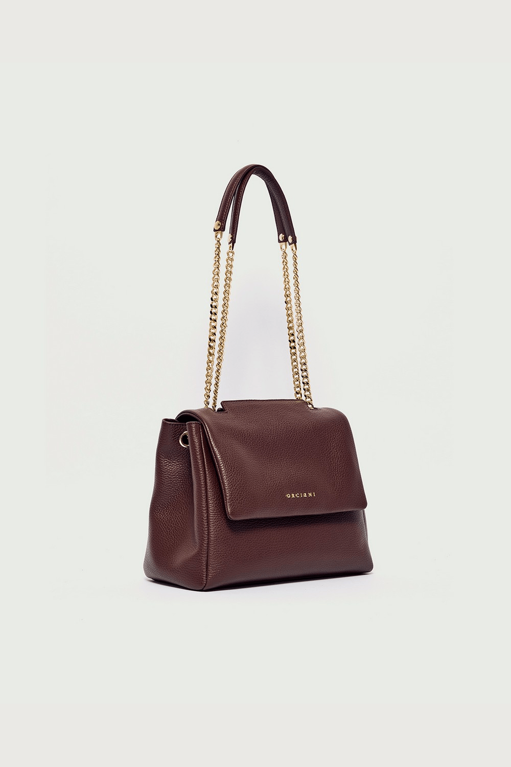 Orciani Borsa Sveva Sense Small a spalla in pelle martellata