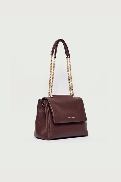 Orciani Borsa Sveva Sense Small a spalla in pelle martellata