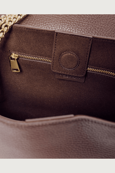 Orciani Borsa Sveva Sense Small a spalla in pelle martellata