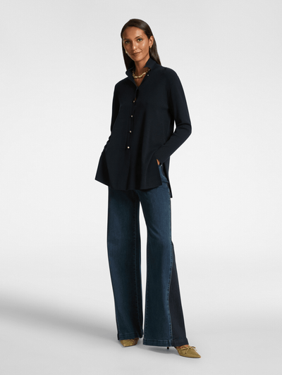 Elena Mirò Cardigan lungo con colletto