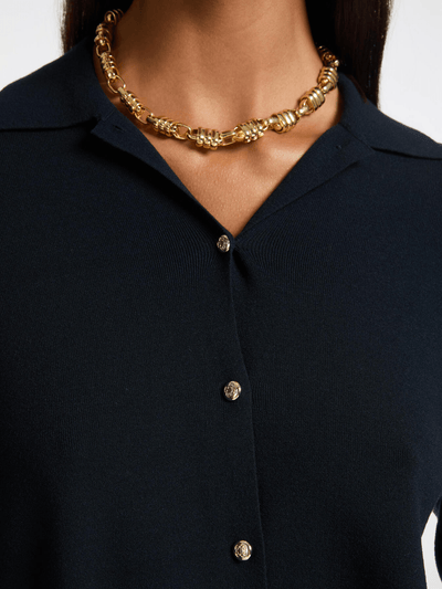 Elena Mirò Cardigan lungo con colletto