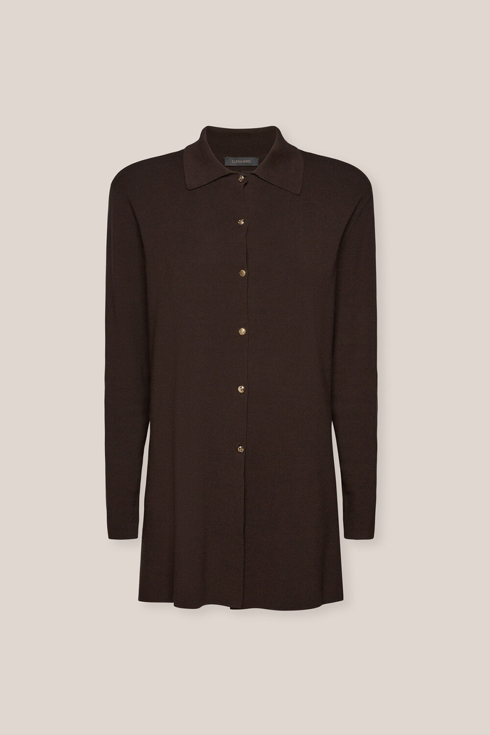 Elena Mirò Cardigan lungo con colletto