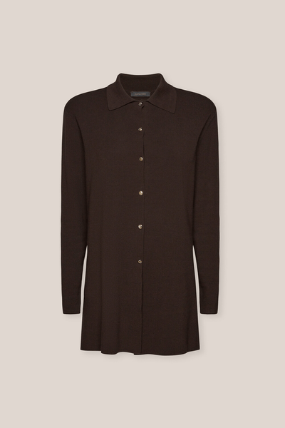 Elena Mirò Cardigan lungo con colletto