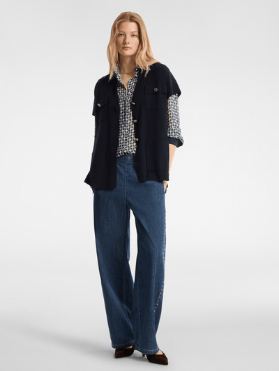 Elena Mirò Gilet lungo con bottoni