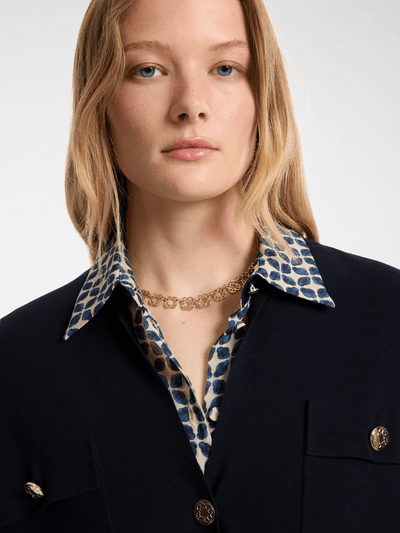 Elena Mirò Gilet lungo con bottoni