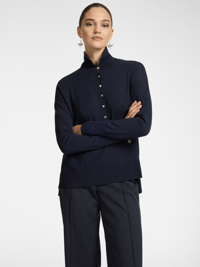 Elena Mirò Maglia con colletto e bottoni