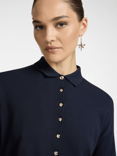 Elena Mirò Maglia con colletto e bottoni
