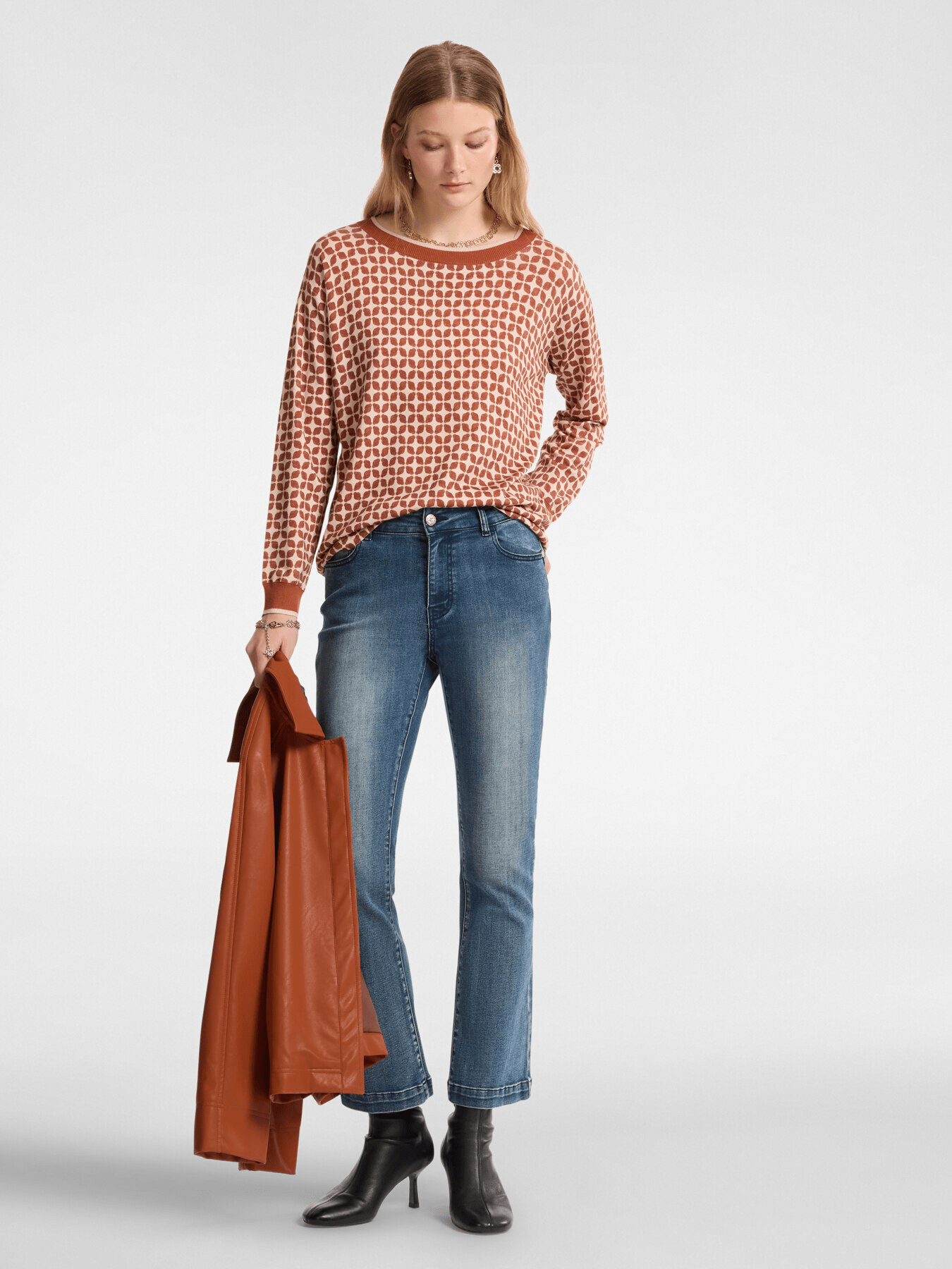 Elena Mirò Jeans 5 tasche, kick flare, "Florence"
