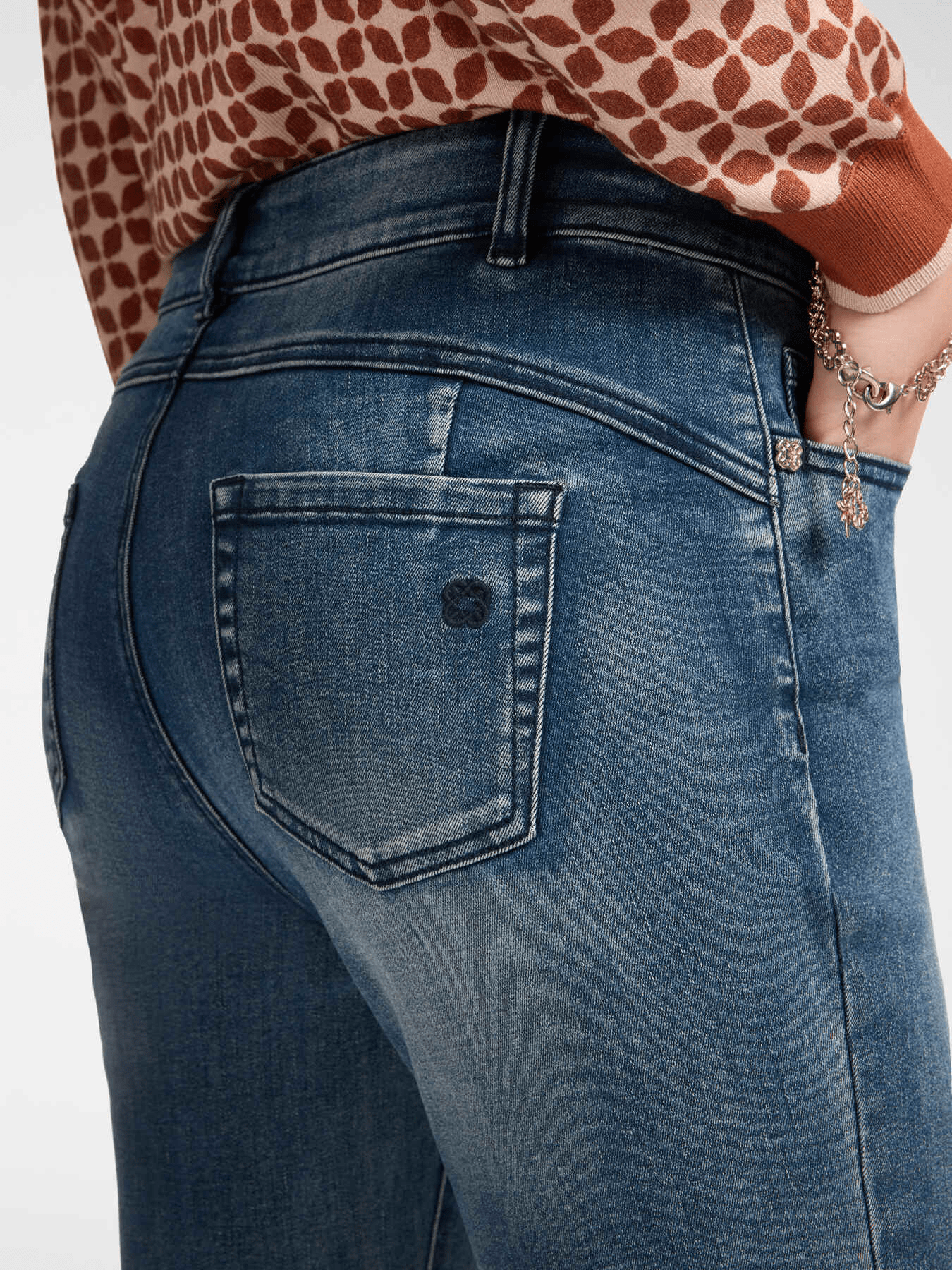 Elena Mirò Jeans 5 tasche, kick flare, "Florence"