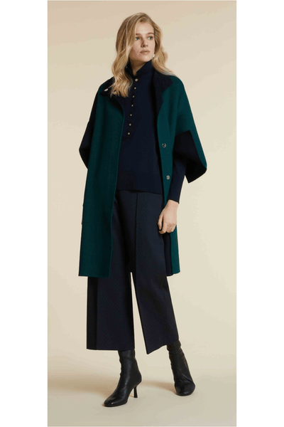 Elena Mirò Cappotto/mantella doppio bicolore