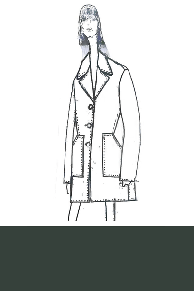 Elena Mirò Cappotto sartoriale in tessuto doppio