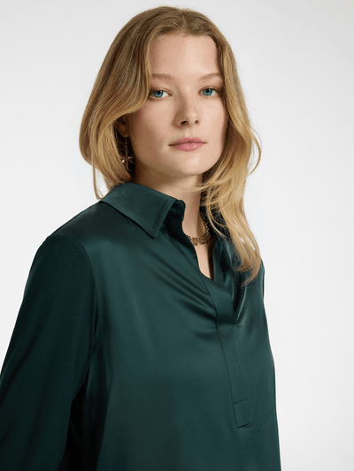 Elena Mirò T-shirt polo in due tessuti