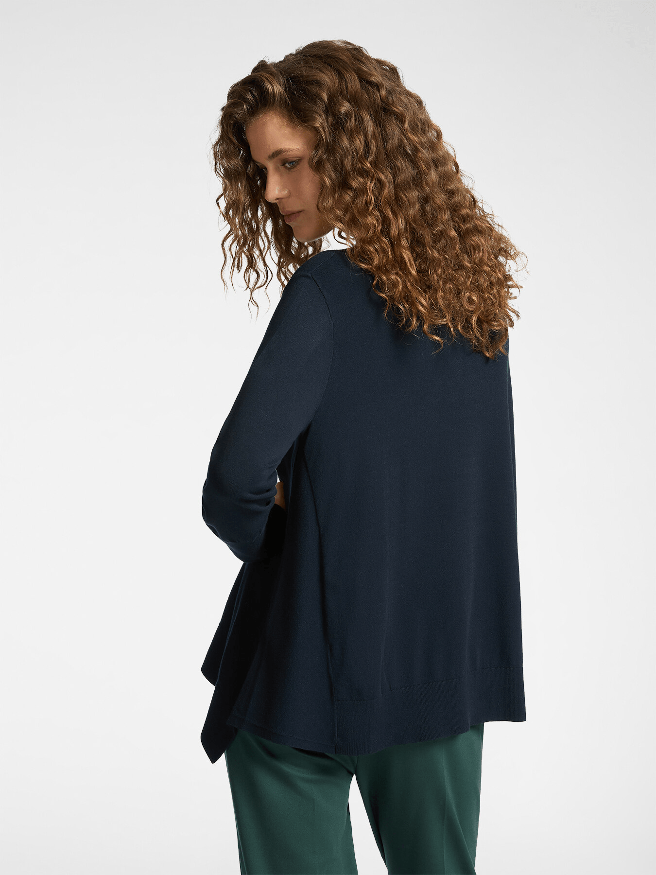Elena Mirò Maglia ampia con collo staccabile