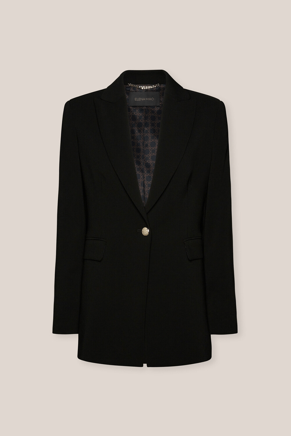 Elena Mirò Blazer strutturata in crêpe