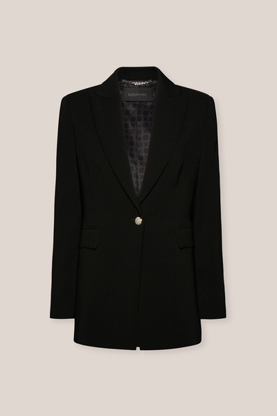 Elena Mirò Blazer strutturata in crêpe