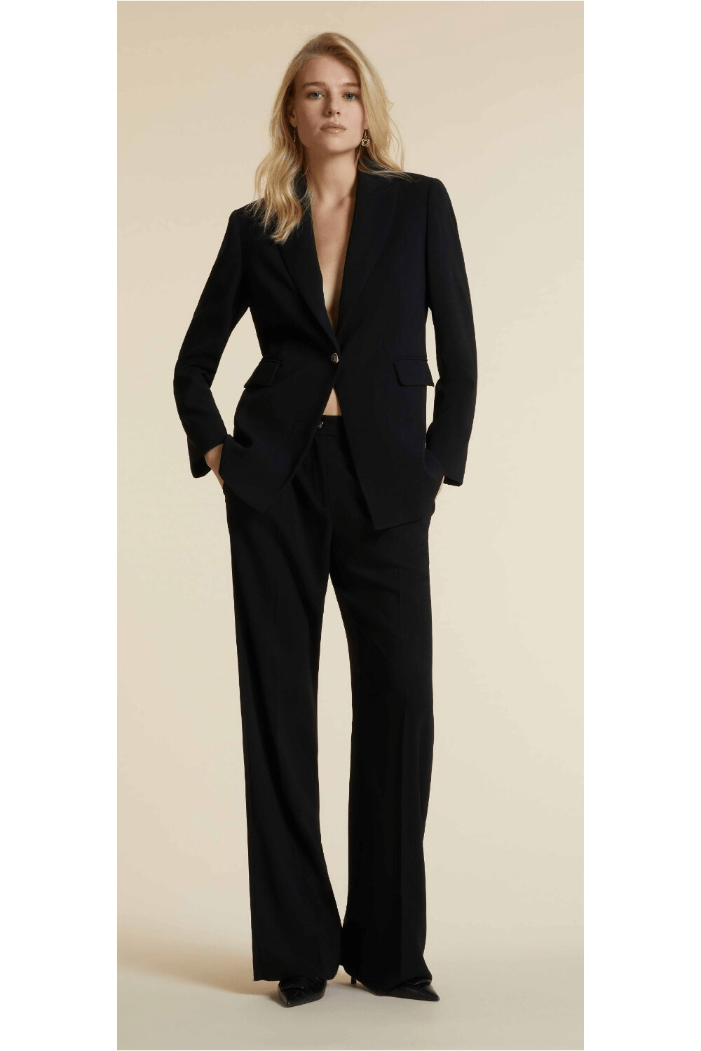 Elena Mirò Blazer strutturata in crêpe