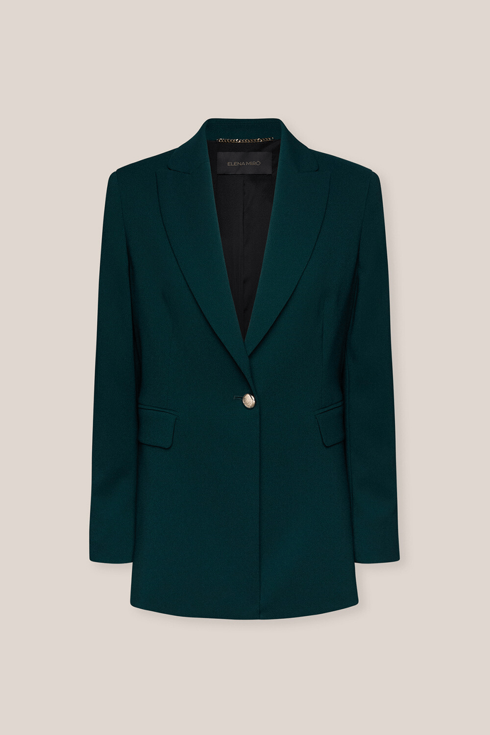 Elena Mirò Blazer strutturata in crêpe