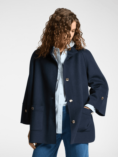 Elena Mirò Cappotto corto in tessuto double