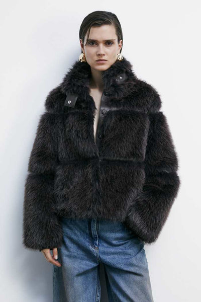 Patrizia Pepe Giubbotto fluffy corto