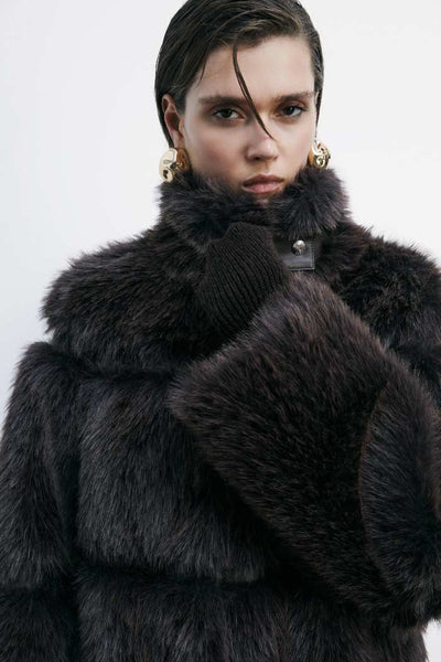 Patrizia Pepe Giubbotto fluffy corto