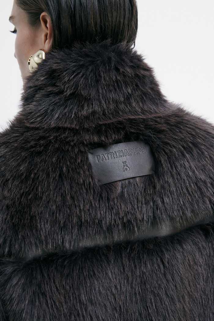 Patrizia Pepe Giubbotto fluffy corto
