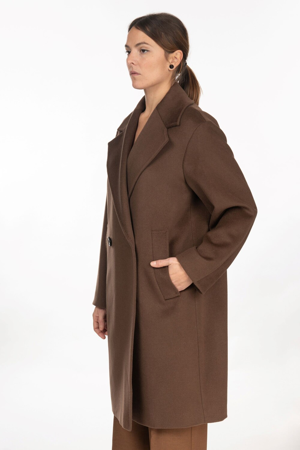Diana Gallesi Cappotto doppiopetto
