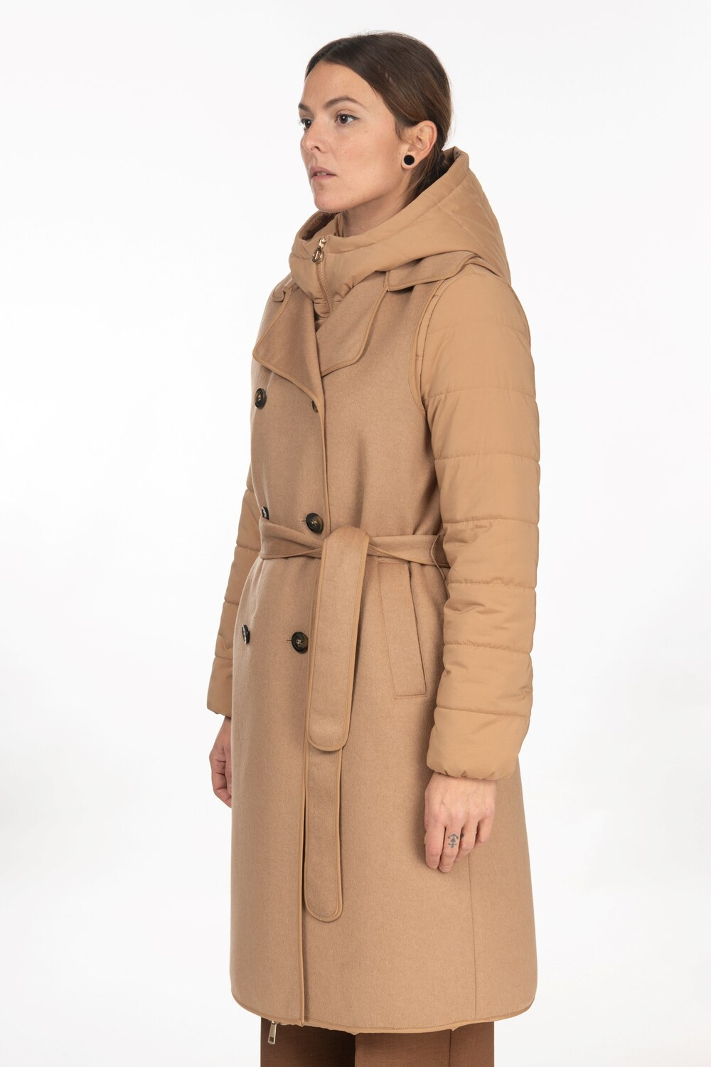 Diana Gallesi Piumino con gilet