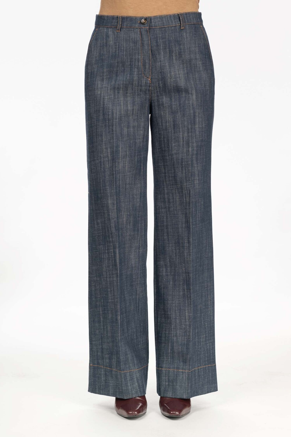Diana Gallesi Pantaloni effetto denim