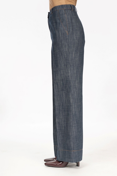Diana Gallesi Pantaloni effetto denim