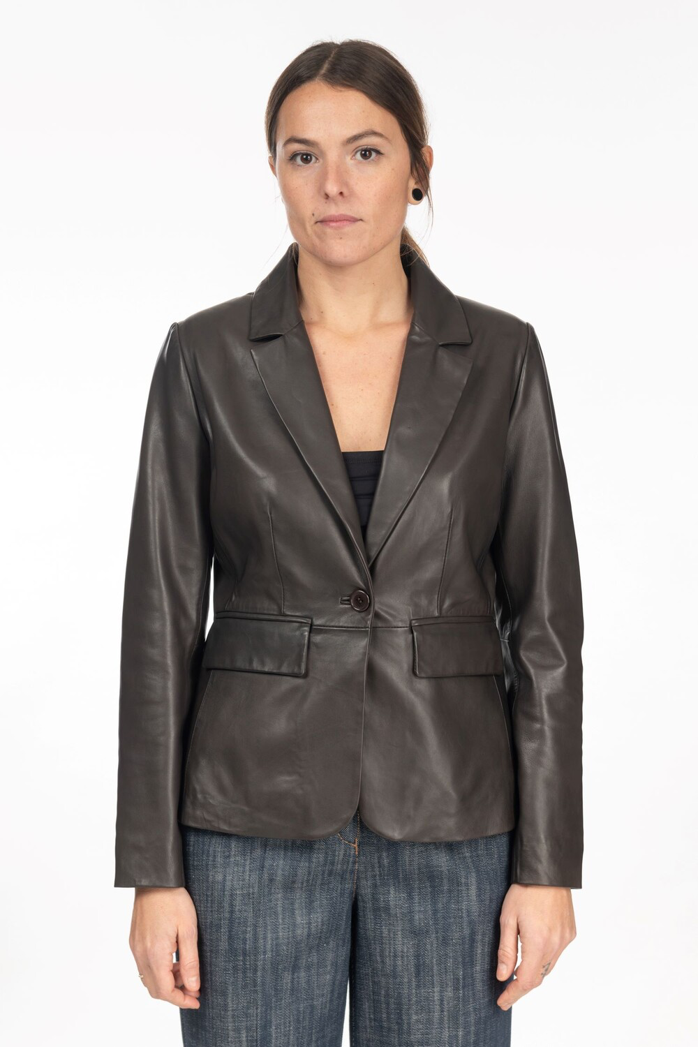 Diana Gallesi Giacca in pelle