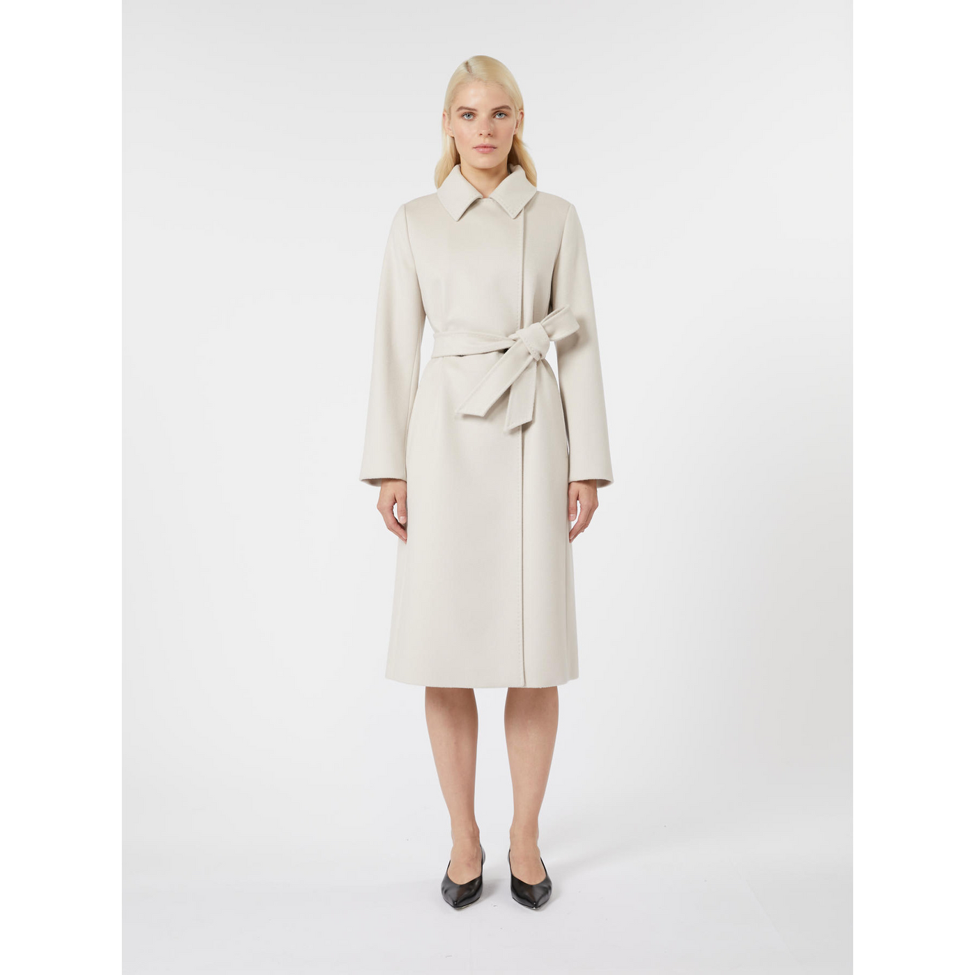 Max Mara Studio Cappotto a vestaglia in lana