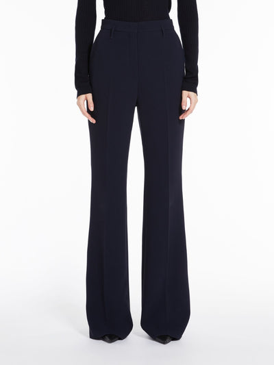 Max Mara Studio Pantalone a zampa in cady