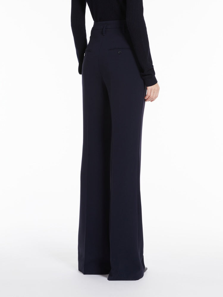 Max Mara Studio Pantalone a zampa in cady