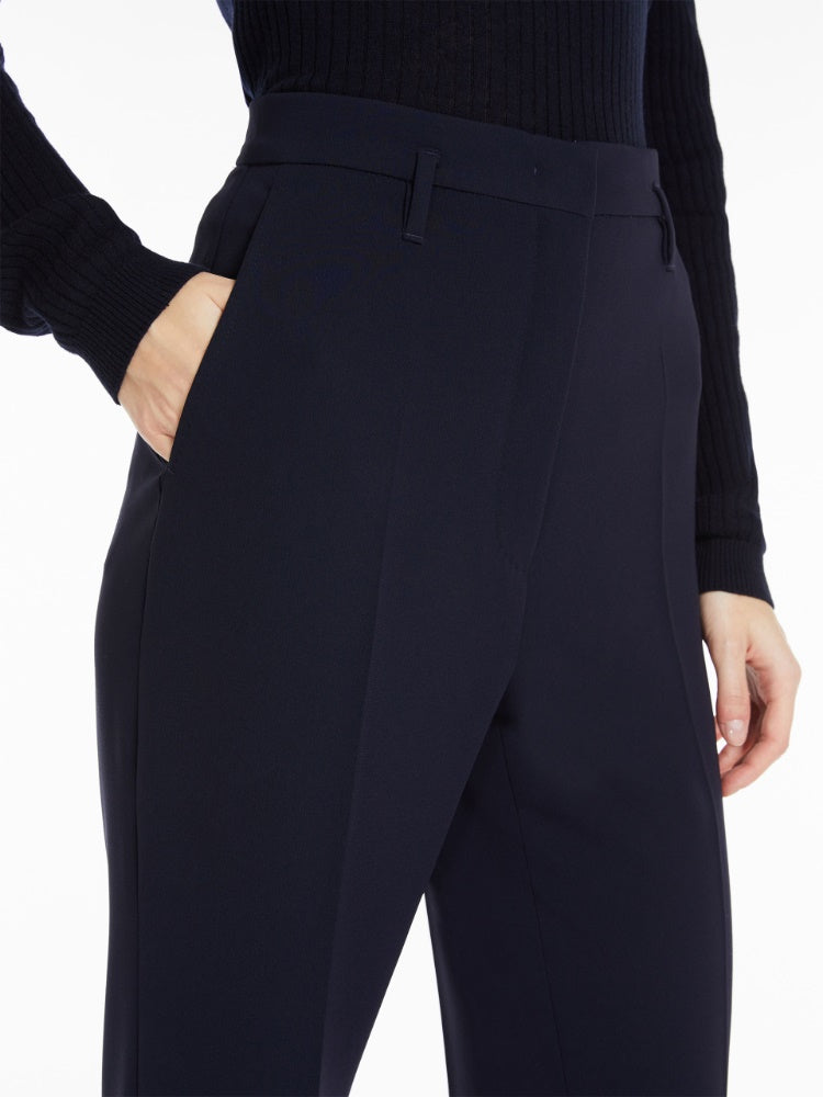 Max Mara Studio Pantalone a zampa in cady