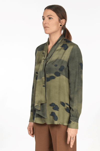 Diana  Gallesi Blusa con fiocco